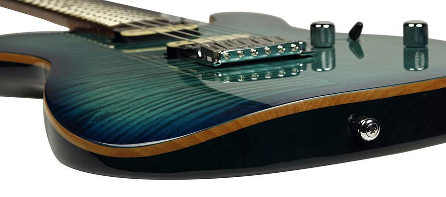 Thumbnail: T7 Flamed Maple (transparent blue)