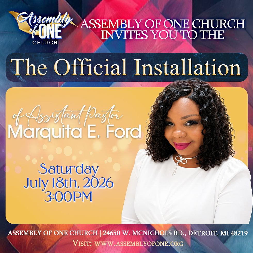 The Official Installation of Marquita Ford