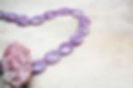 Faceted Amethyst Flat Beads