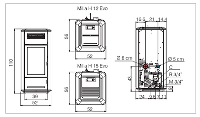MILLA H EVO SCHEMAT