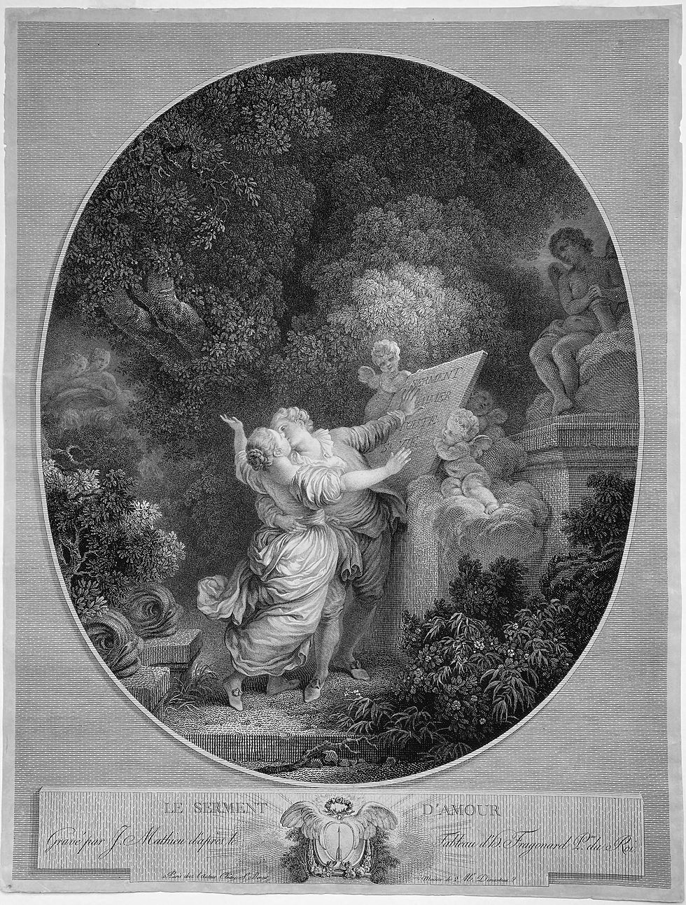 Thumbnail: Jean Mathieu after Fragonard: The Vow of Love