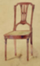 Thumbnail: Design for Three Chairs, with Different Backs