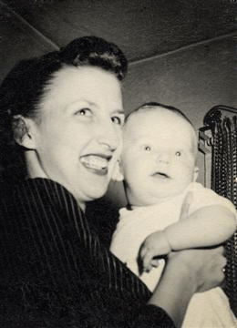 Barry Jay with his mother - 1948.gif