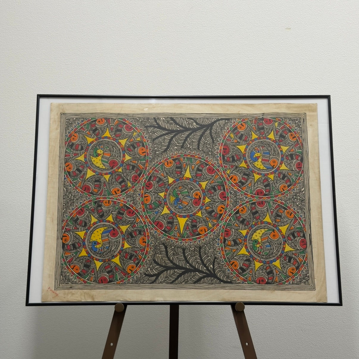 ミティラー絵画3/Mithila painting