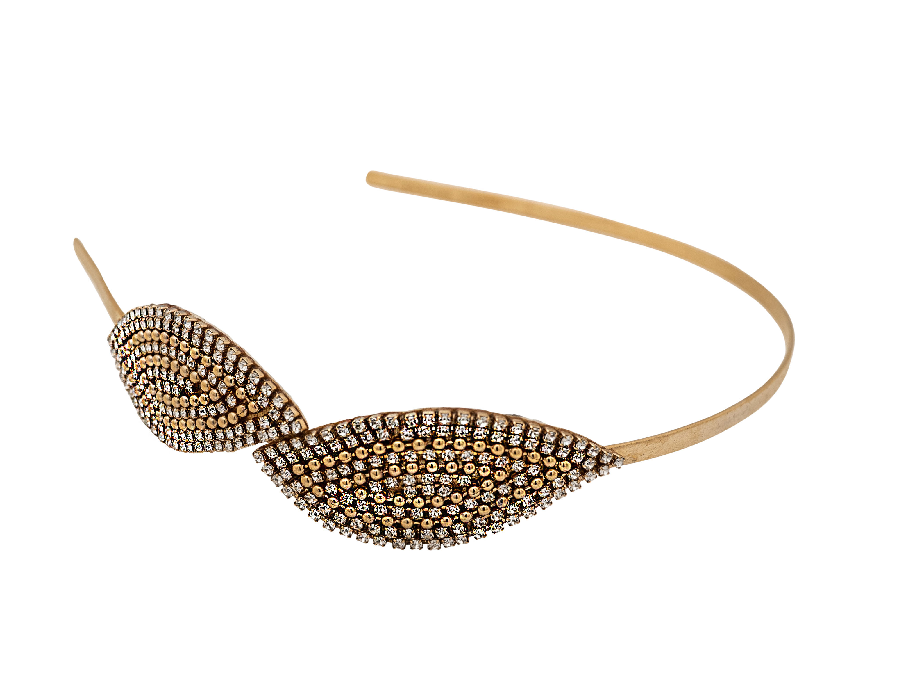Mardi-gras Swarovski Crystal Headband