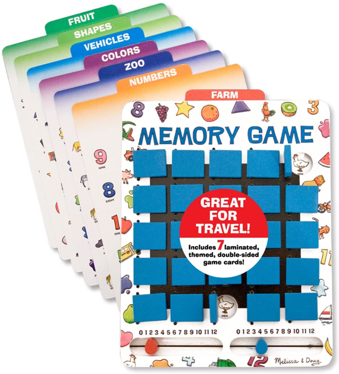 Melissa & Doug Flip-to-Win Memory Game  (best for 5-7 year olds)