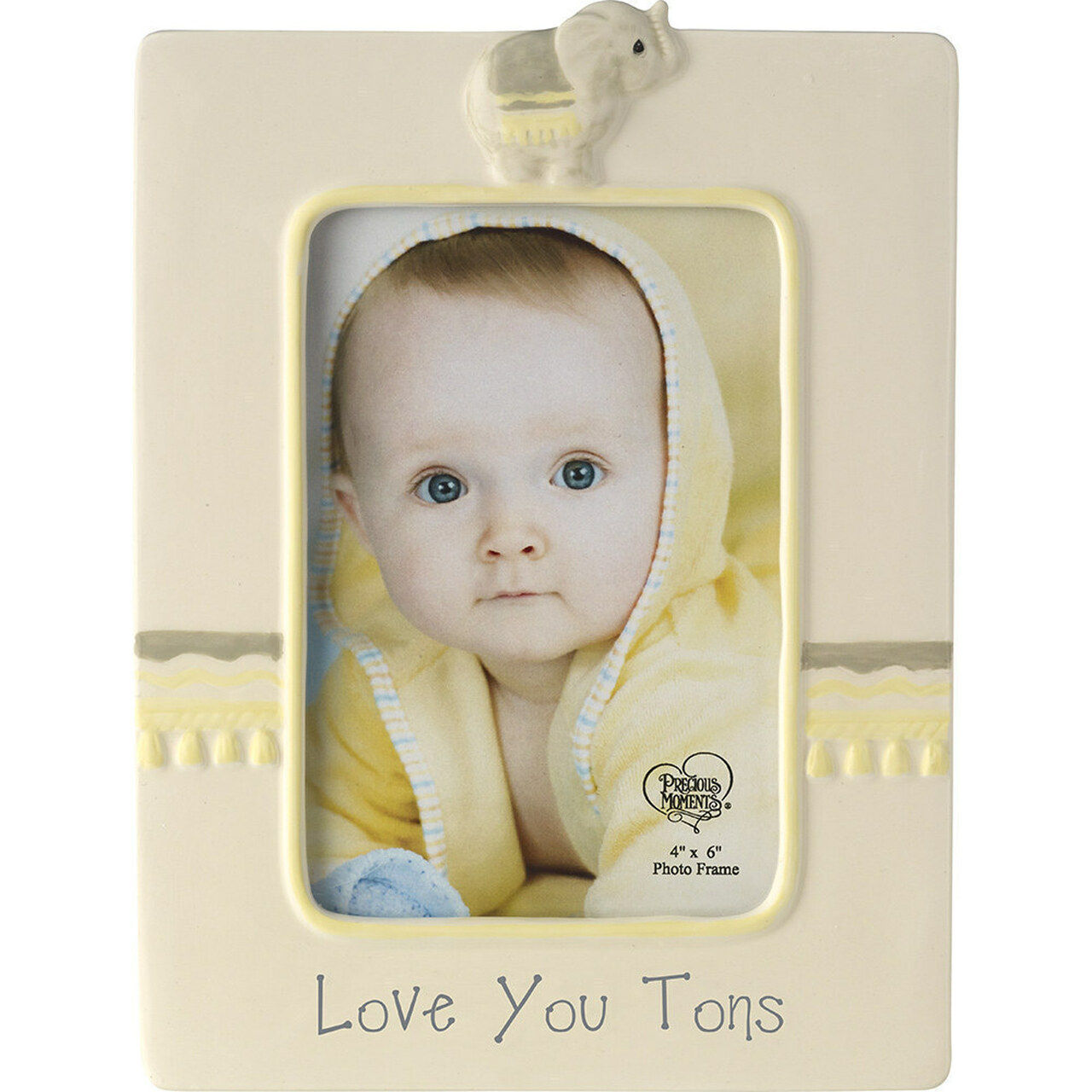 Love You Tons, Elephant Photo Frame, Ceramic