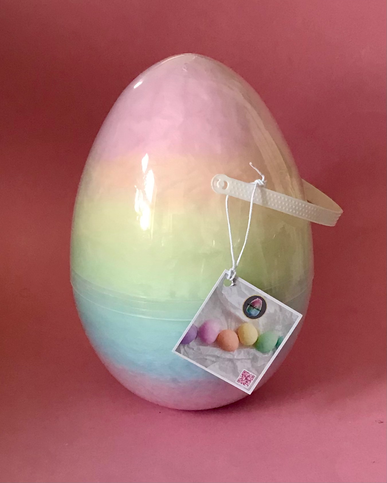 Large Candy Floss Easter Egg- Cotton Candy Easter Egg