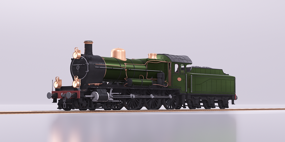Thumbnail: 3700 Class Steam locomotive 3D print files