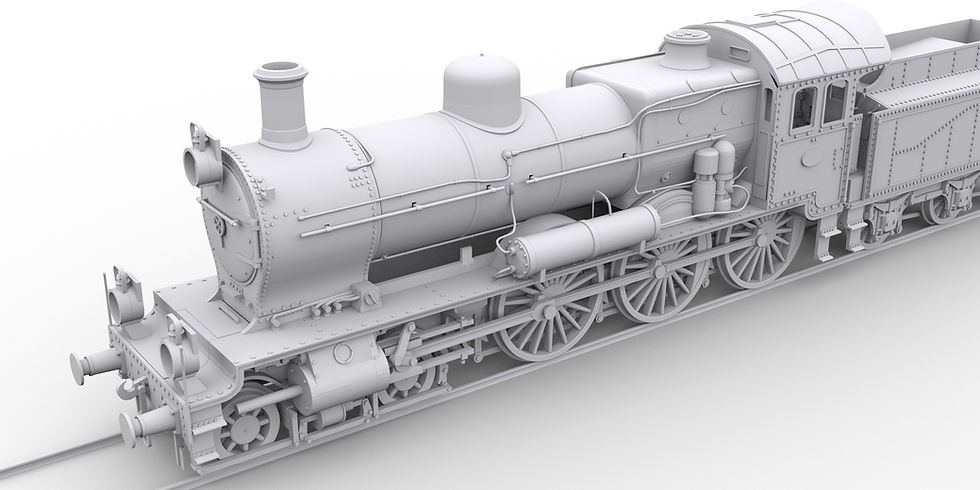 Thumbnail: 3700 Class Steam locomotive 3D print files