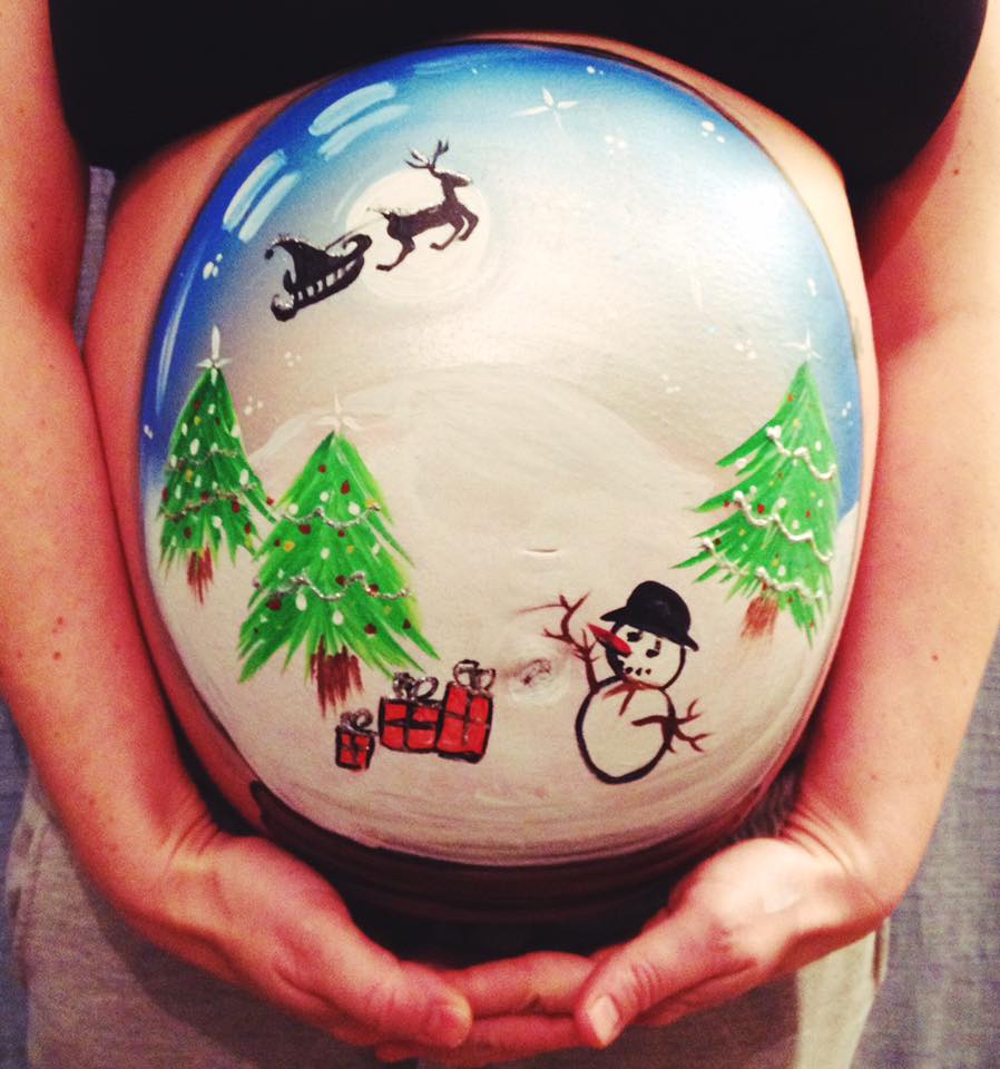 Snow Globe bump art