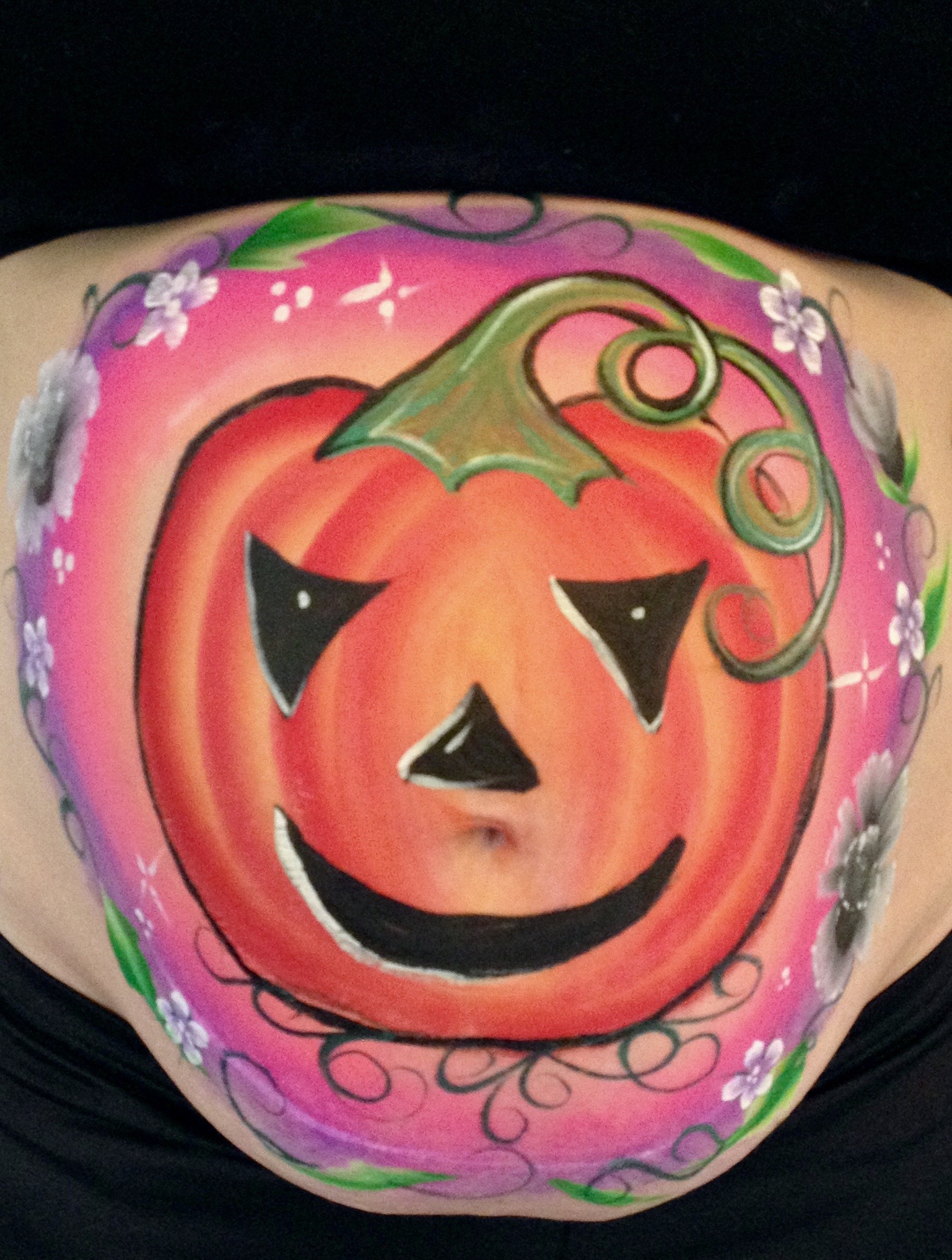 Pumpkin Bump Painting