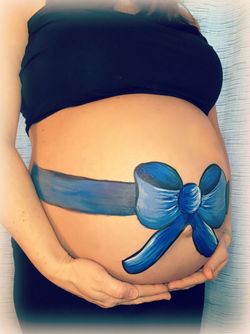 Fey Faces Bump Painting Oxfordshire