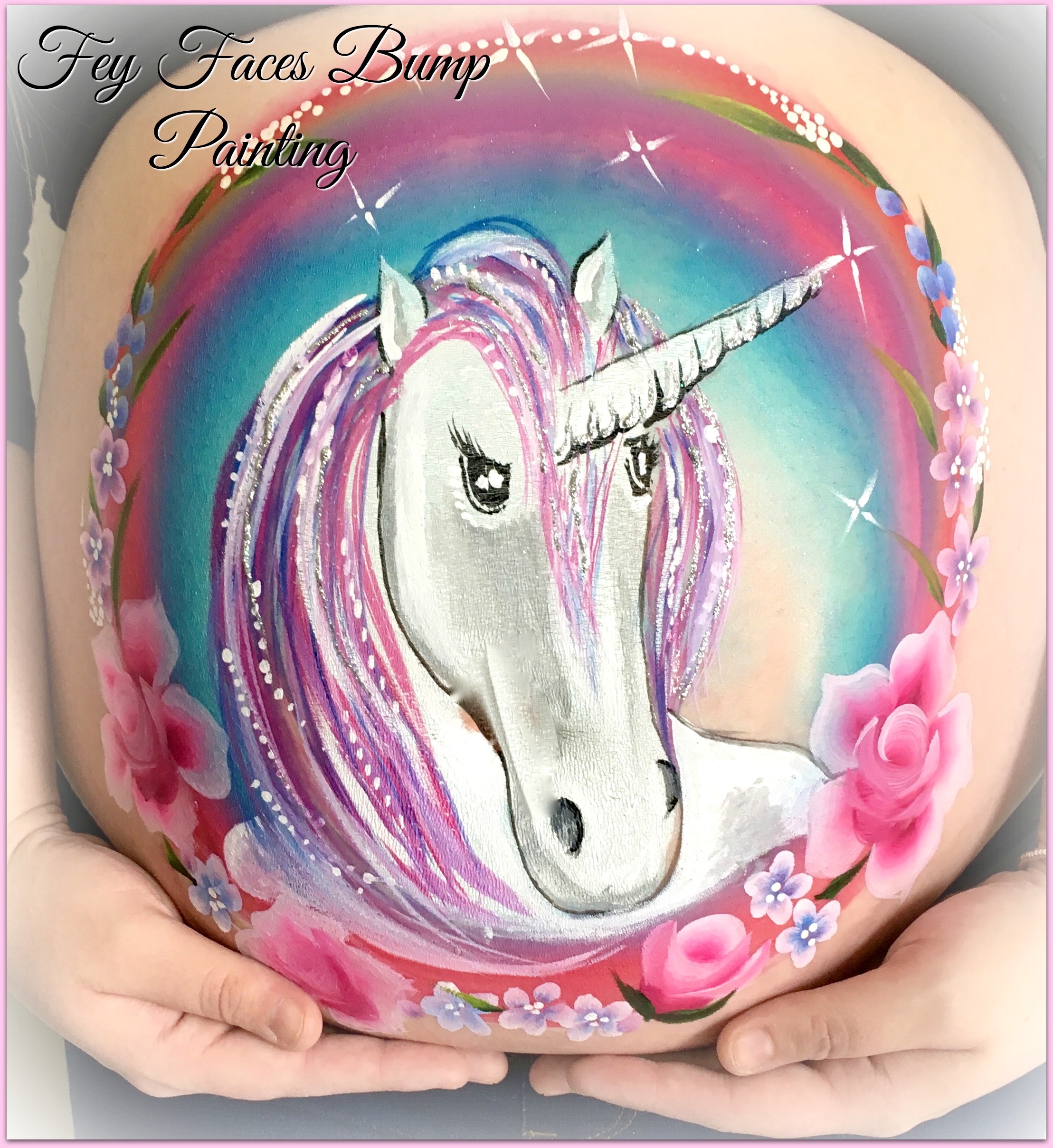Unicorn Bump Painting