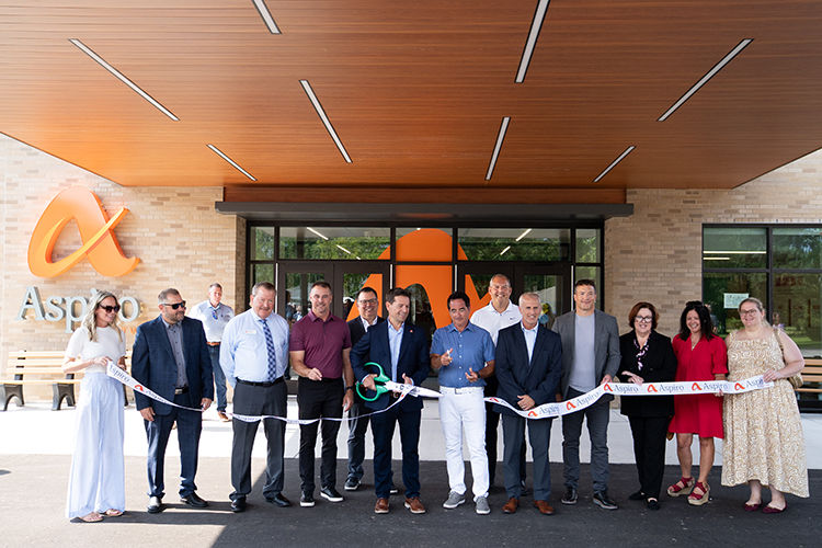Aspiro facility dedication ceremony in Green Bay