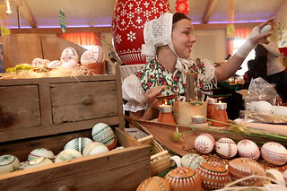Traditions in Schleife, Germany