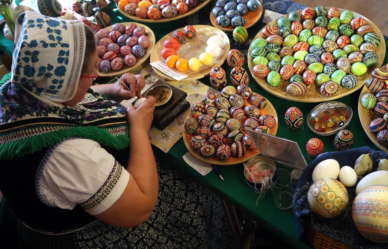 Sorbian Easter Egg Traditions in Schleife, Germany