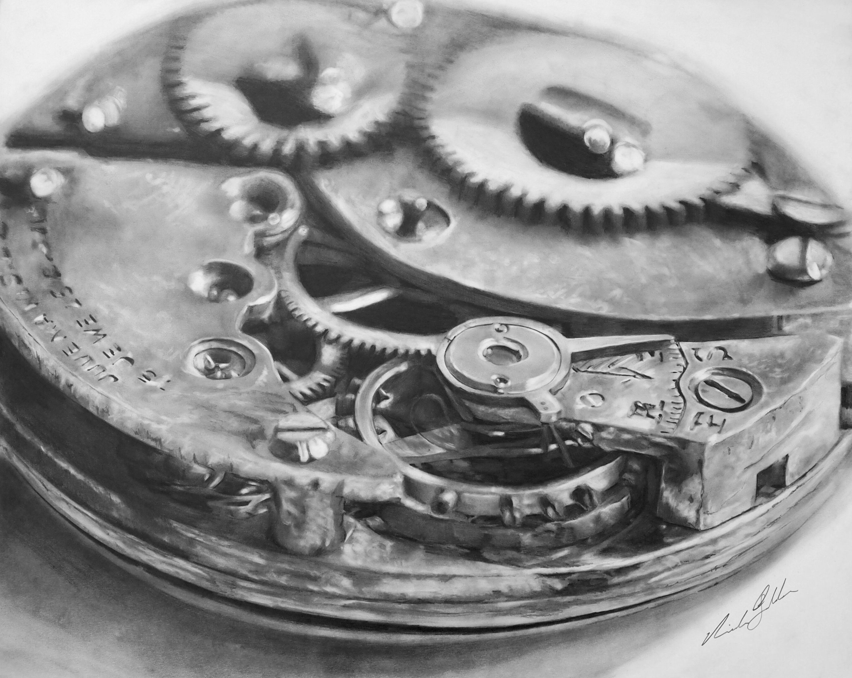 Time is a Blur 11" x 14"