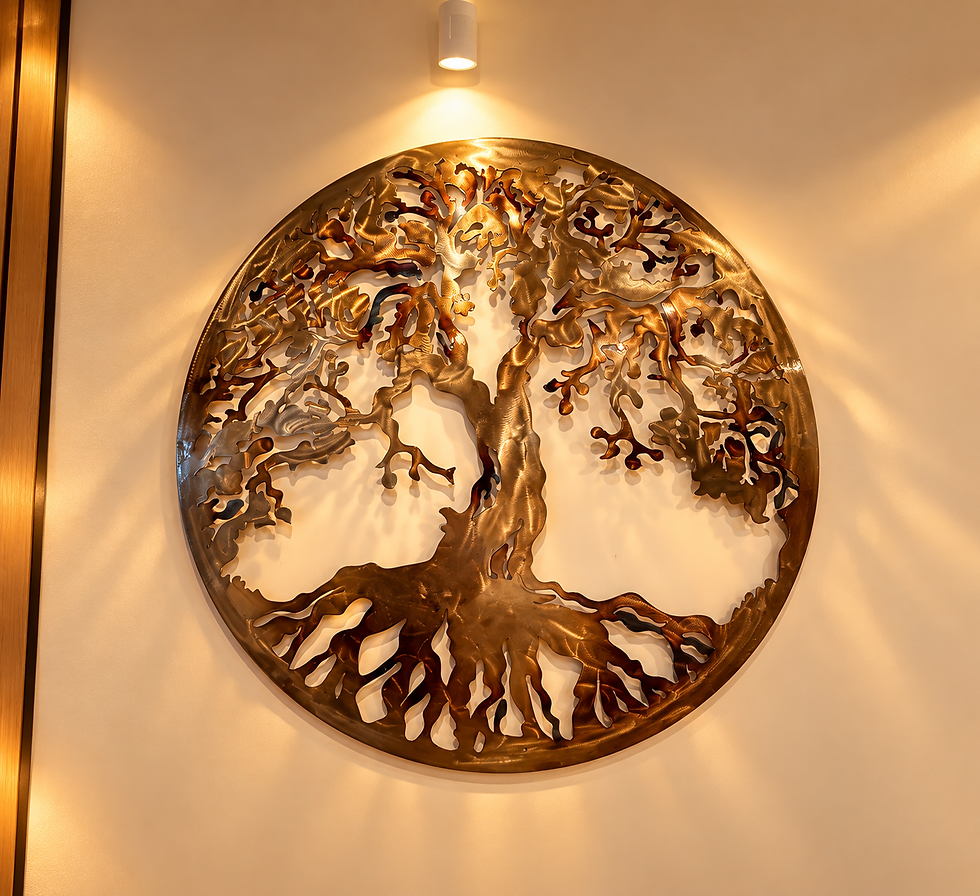 Arbre de vie métallique au mur.png