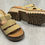 Thumbnail: Chunky Sole Suedette Strap Sandals