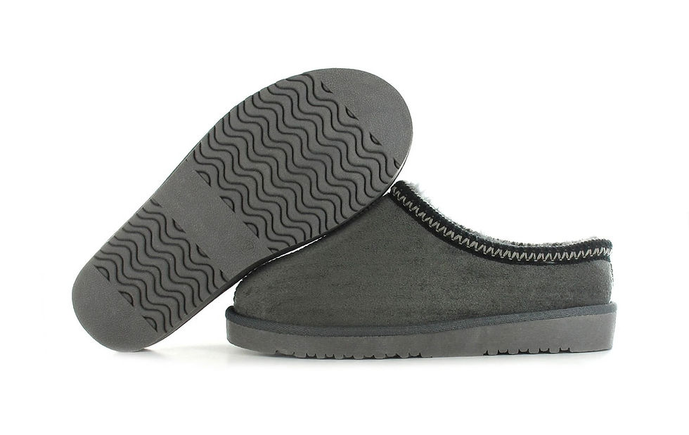 Thumbnail: Ella Kelly Vegan Faux Suede Slipper Fully Lined