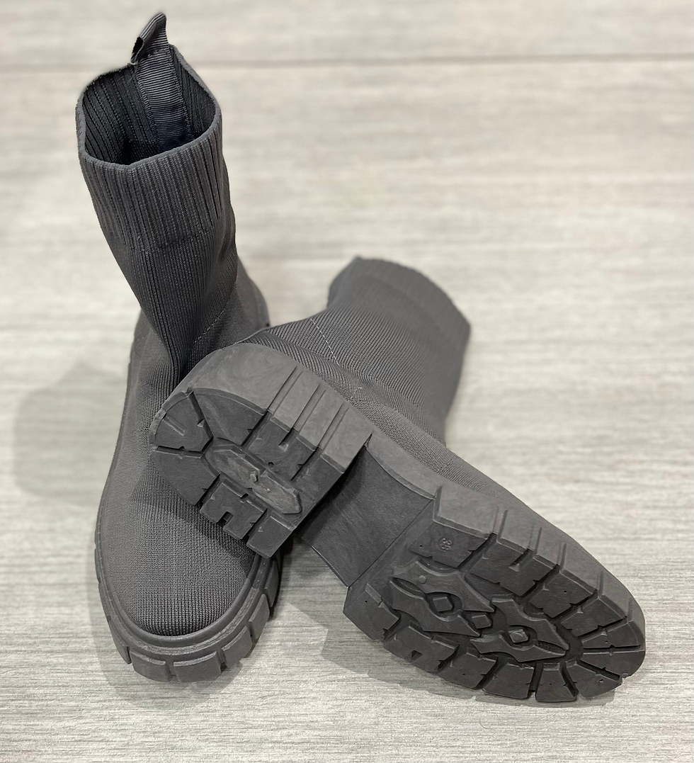 Thumbnail: Chunky Sole Comfy Sock Boot 