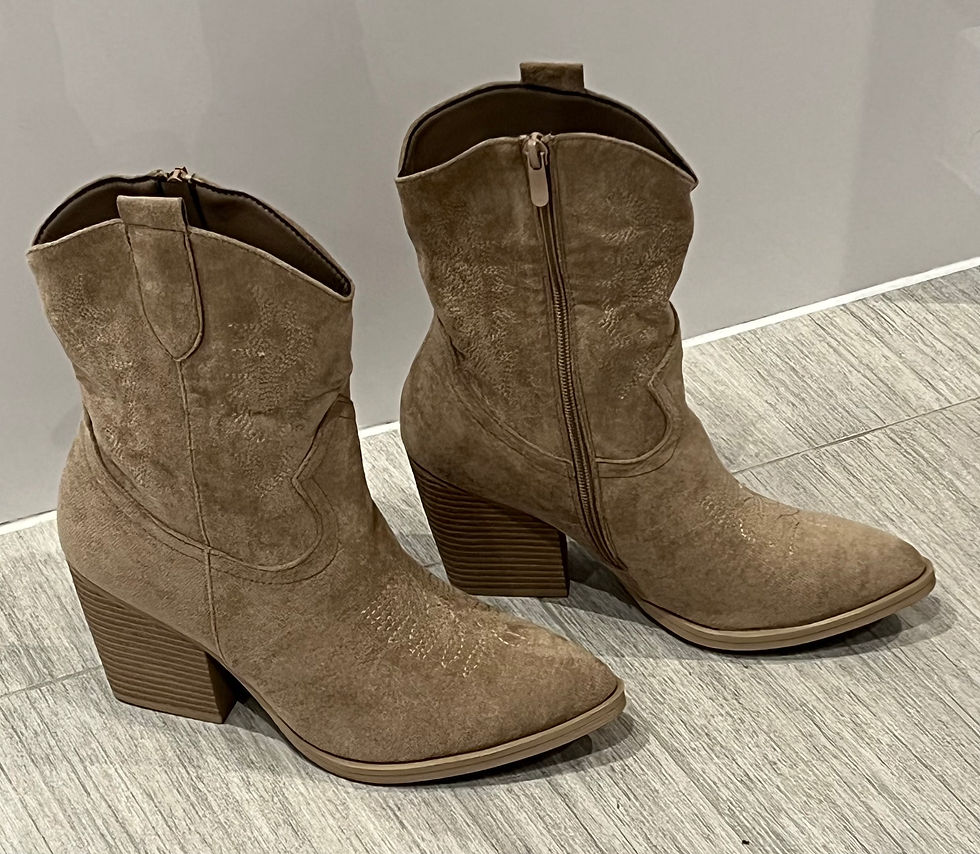 Thumbnail: Suedette Cowboy Boot 