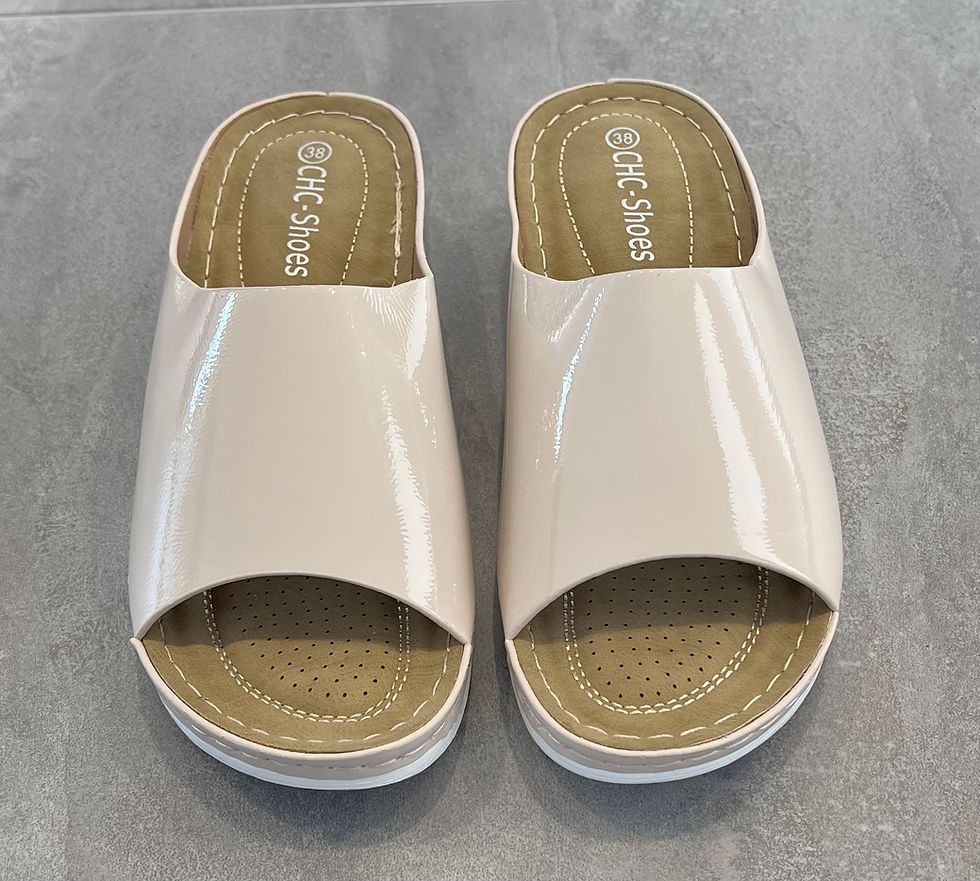 Thumbnail: Low Wedge Lightweight Comfy Sandals 