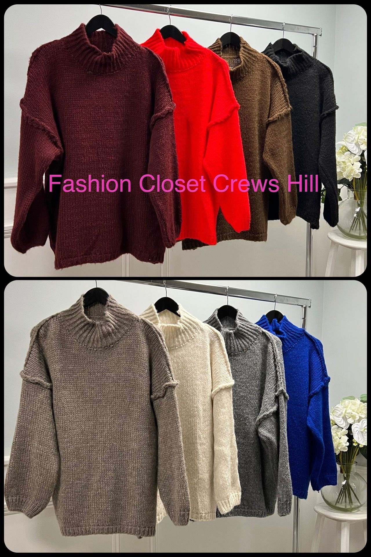 Chunky Wool Mix Jumper 