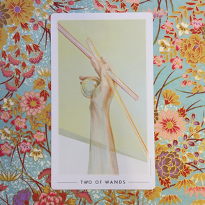 Two of Wands - #TarotImageTuesday