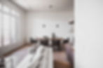 Bright open-plan living and dining space