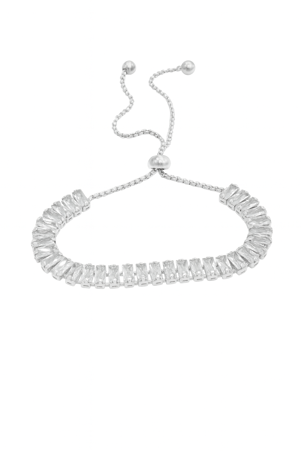 צמיד זרקונים כסף