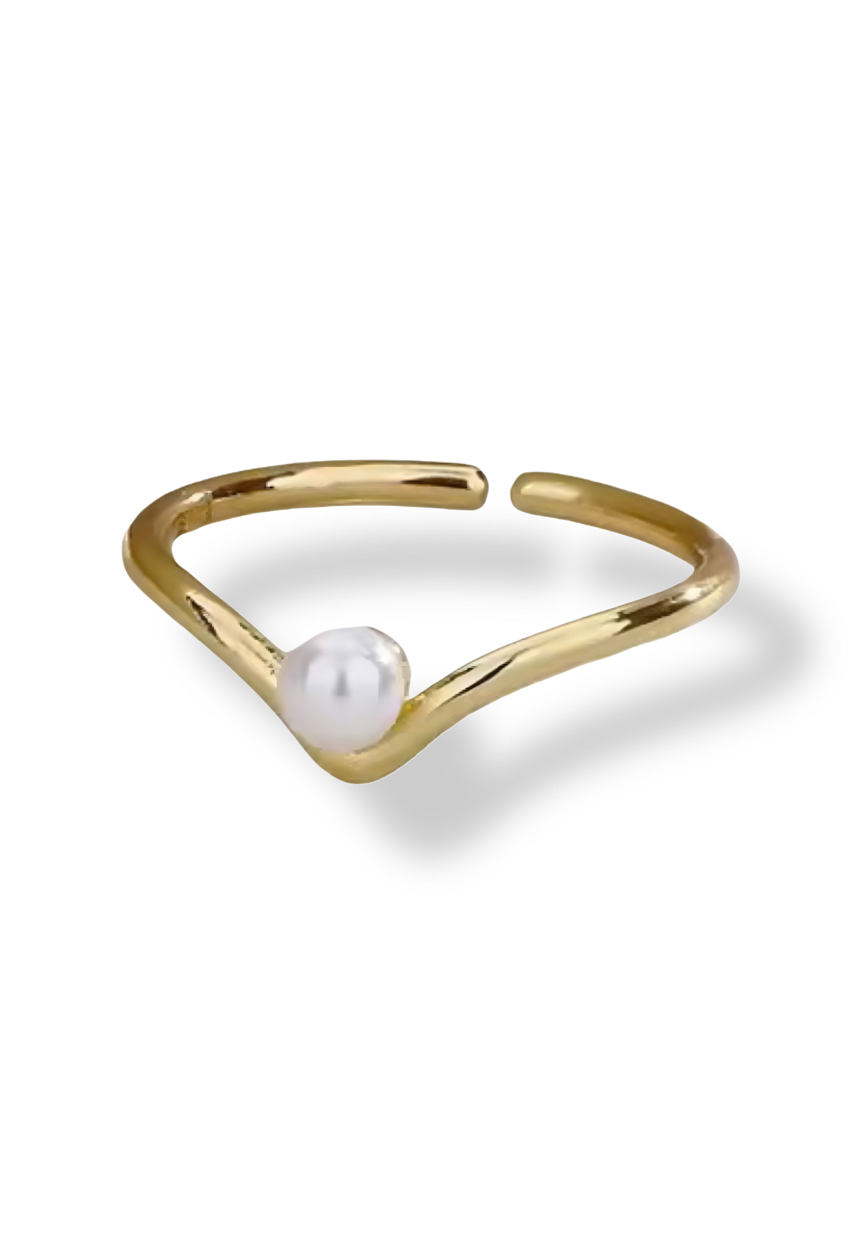 טבעת פנינה | זהב