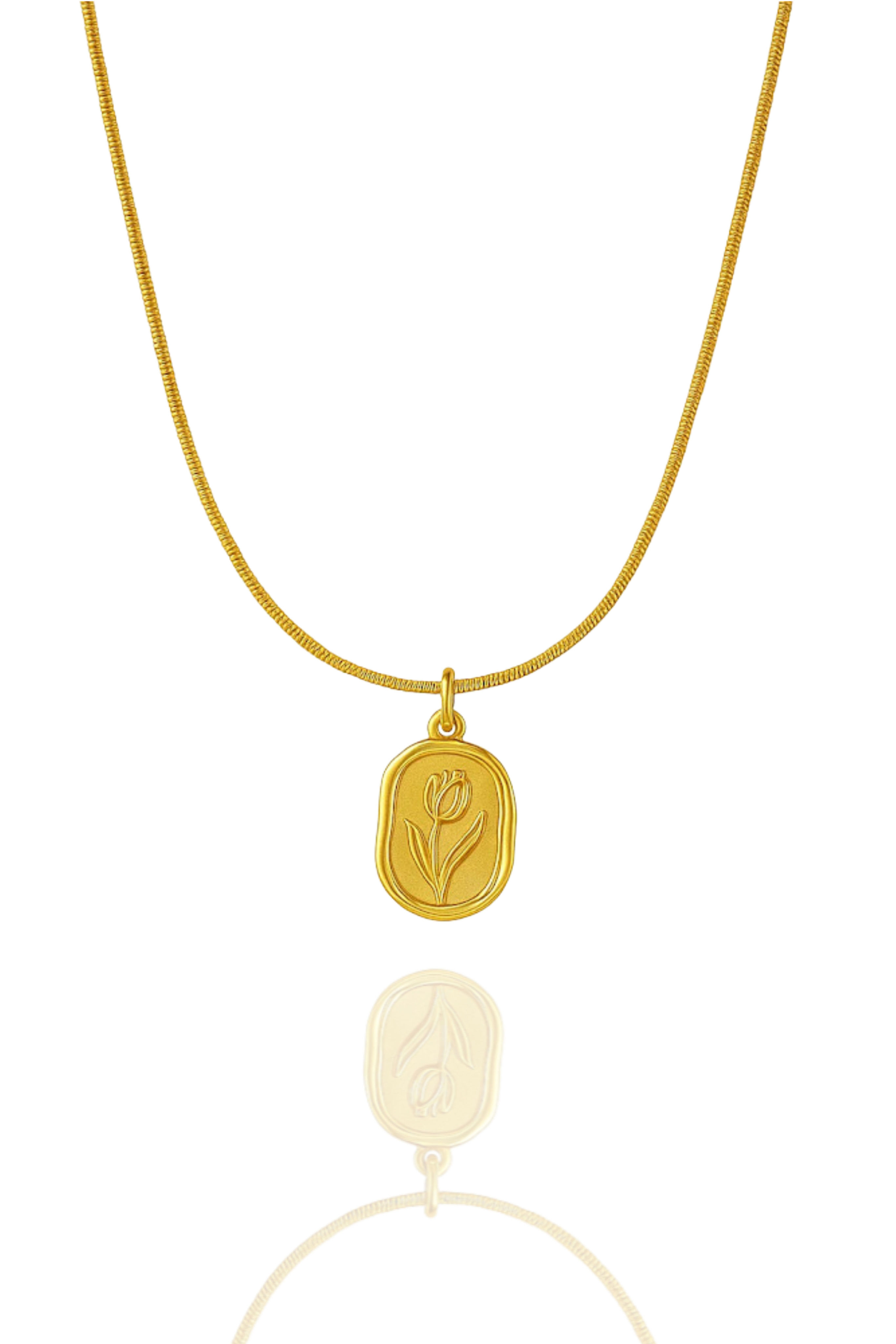 שרשרת חותם ורד | זהב