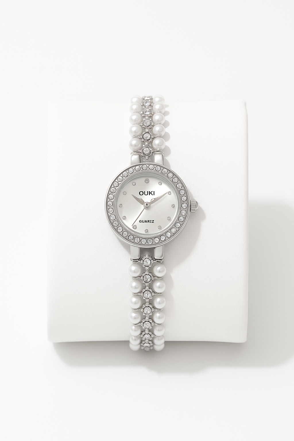 שעון פנינים | כסוף 