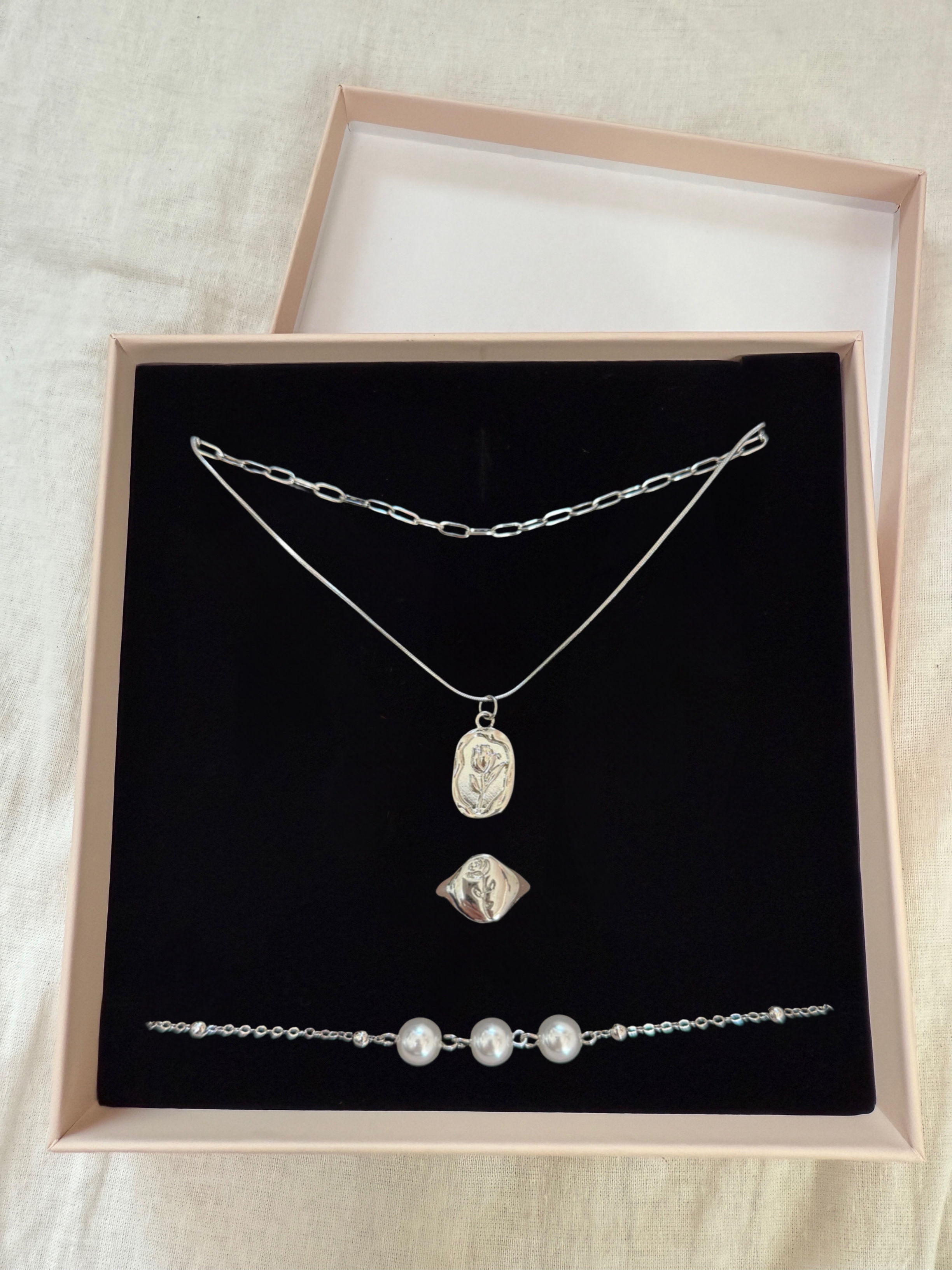  סט רוז | כסף