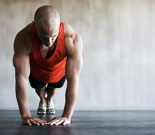 Man Doing Pushup