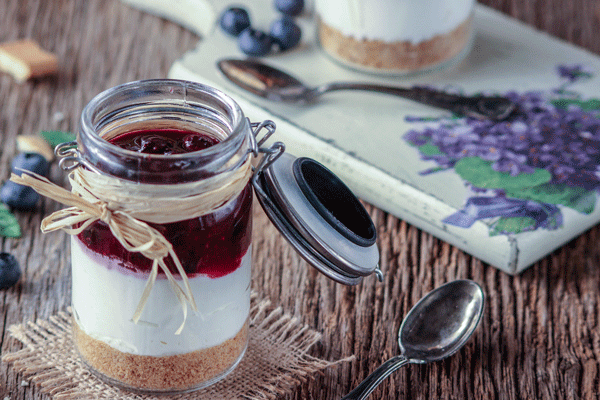 Borovnica - cheesecake