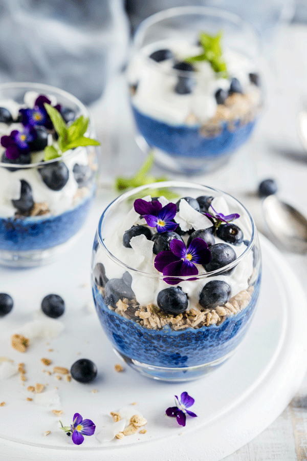Spirulina-chia-puding