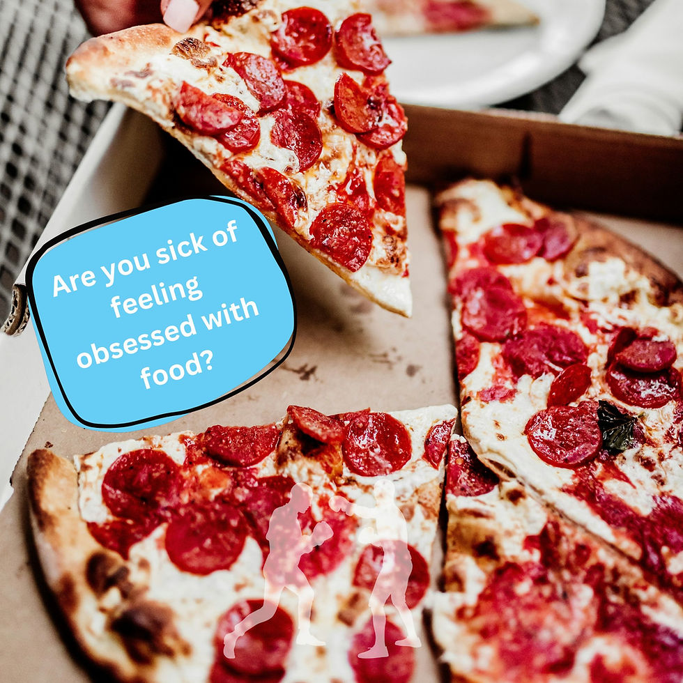 Are you sick of feeling obsessed with food like pizza?