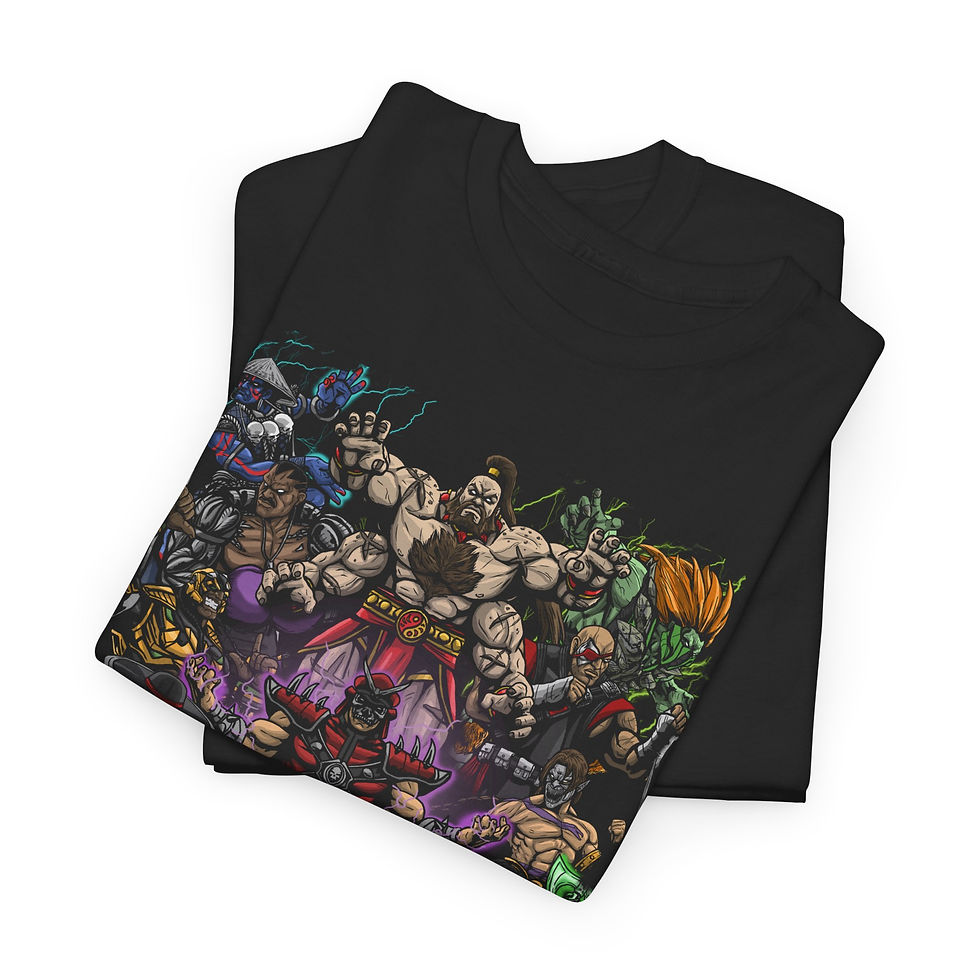 Thumbnail: Video Game Character Collage T-Shirt
