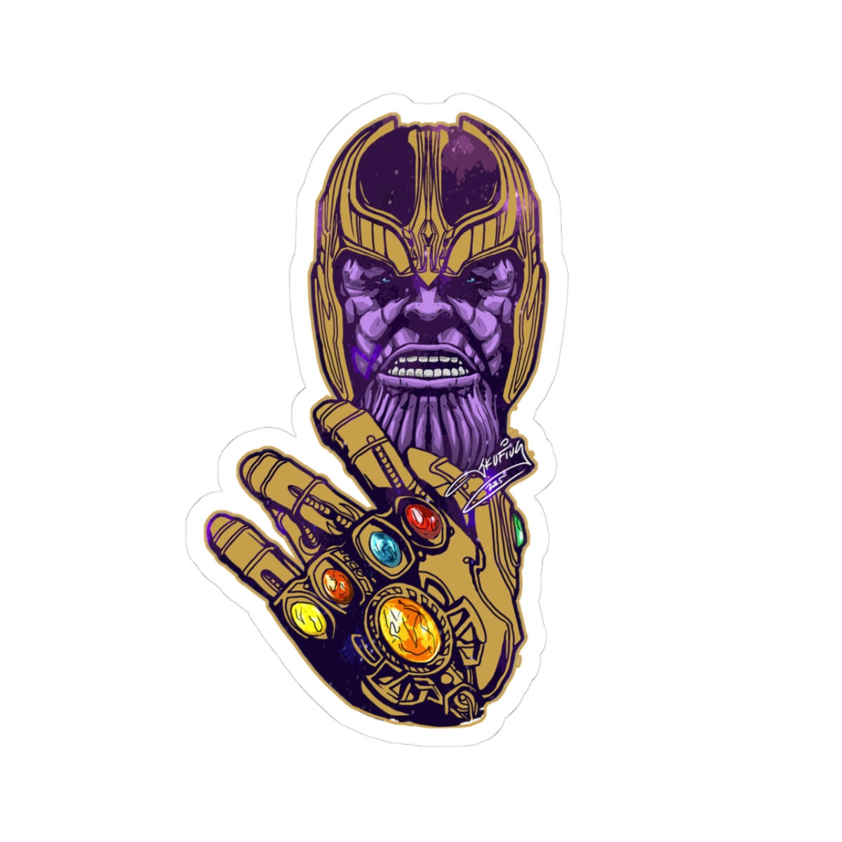West Infinity Kiss-Cut Stickers, Vinyl Stickers, Laptop Decals, Marvel Stickers