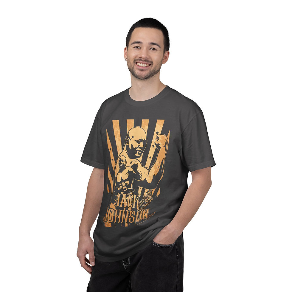 Thumbnail: Vintage Boxing Champion T-Shirt — Jack Johnson Graphic Tee