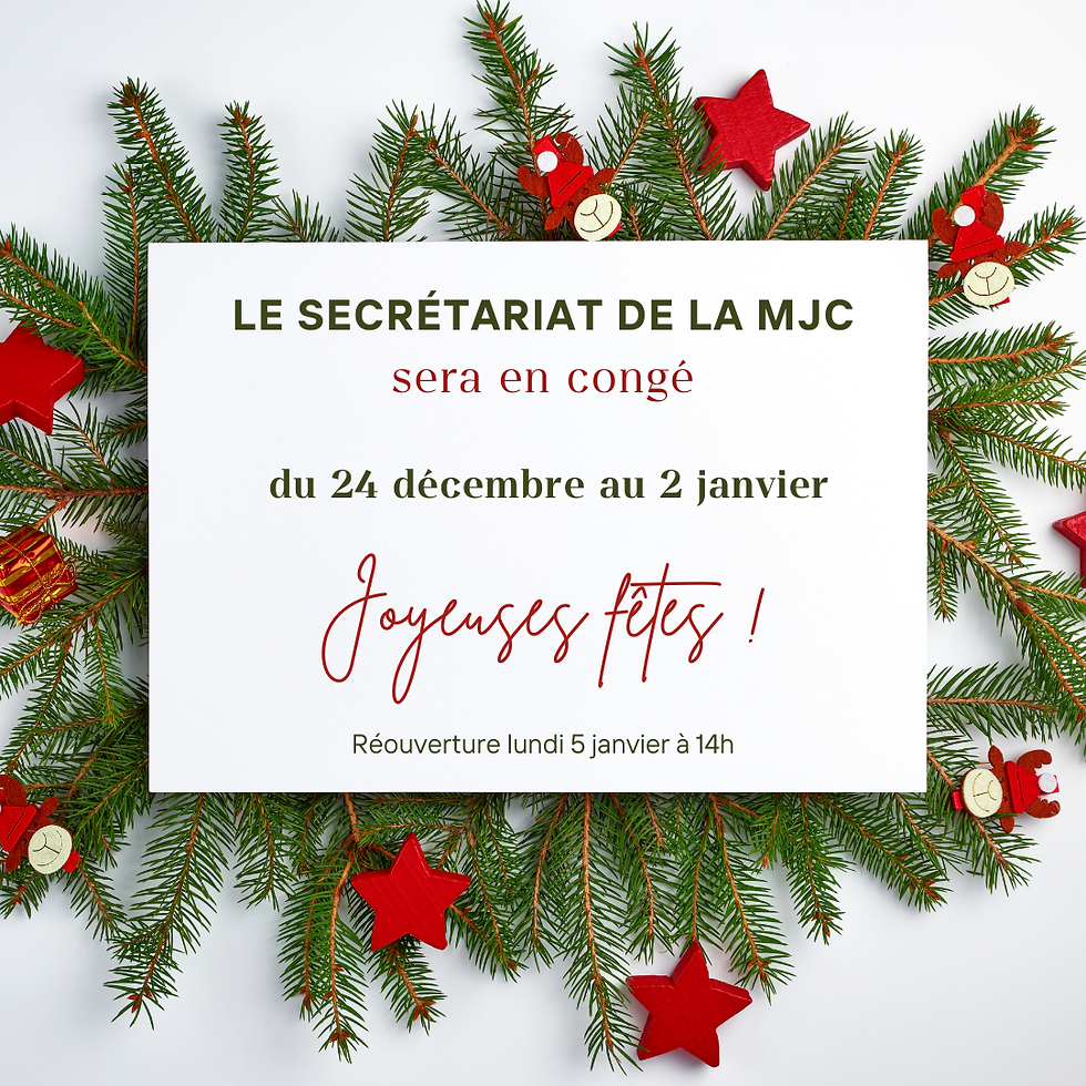 Fermeture secrétariat