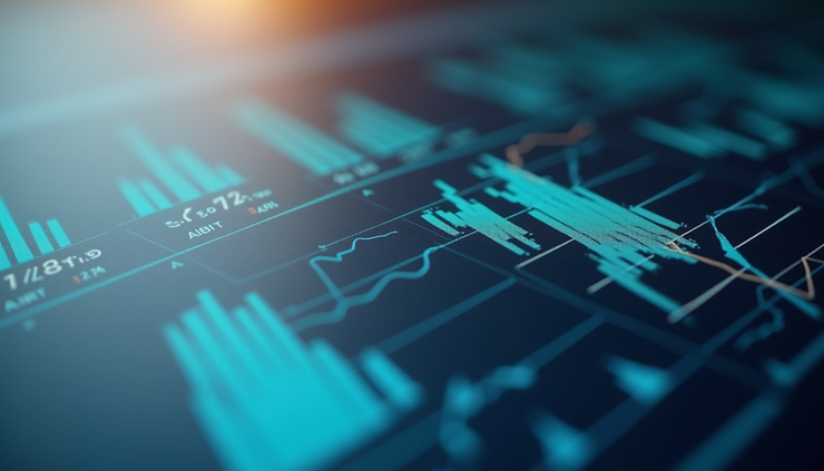 Close-up view of a dashboard showing revenue per employee metrics in a South African business