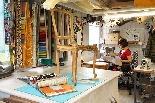 Atelier D et Co, tapisserie, ameublement, décoration, couture d'ameublement