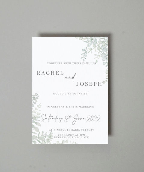 Eucalyptus I Wedding Invitations