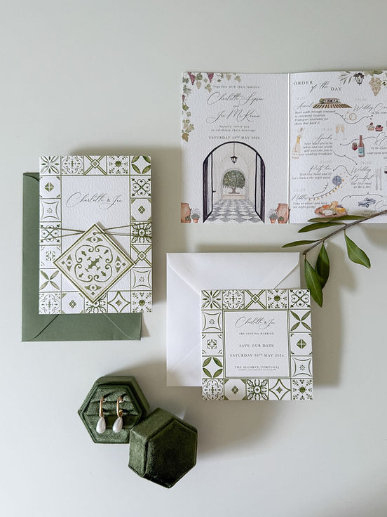 bespoke-invite-green-wedding-stationery-hunter-gatherings-bristol-bath.JPG