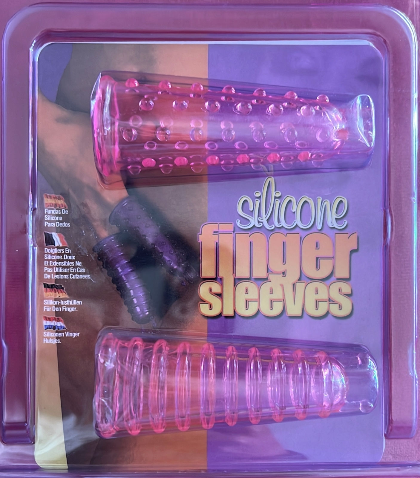 DEDAL DE GEL CON PUNTOS Y ONDAS