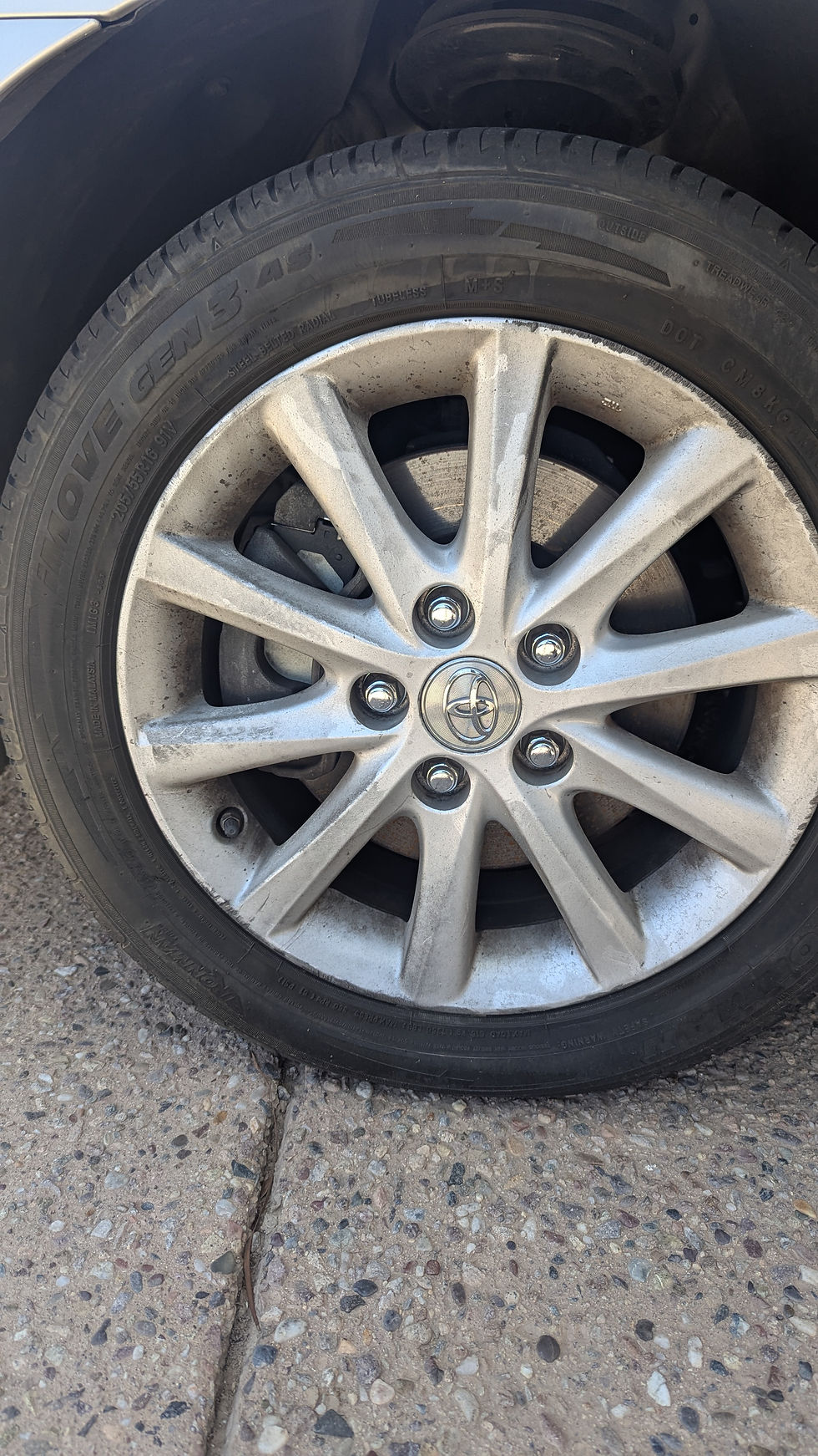wheel cleaning, brake dust, toyota, exterior detail, detailing me